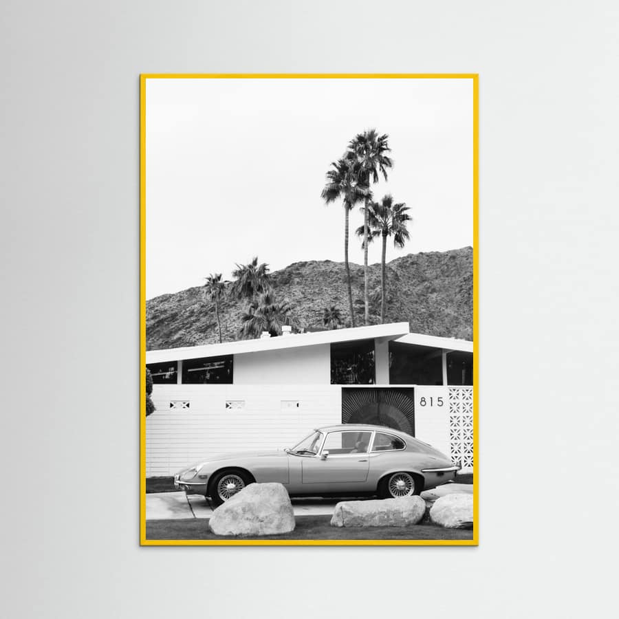 Yellow Wood Palm Springs Ride II Poster