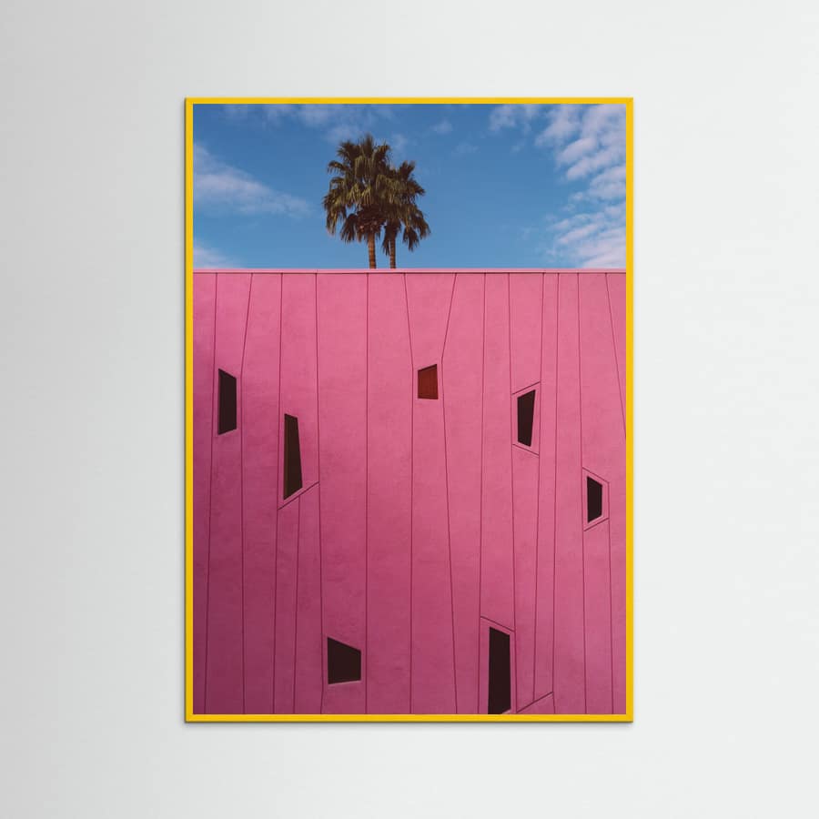Yellow Wood Palm Springs Vibes III Poster