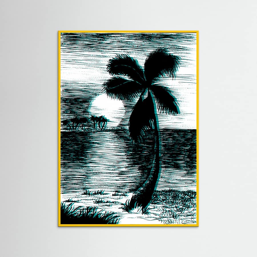 Palm5 Poster – poster and art print