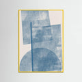 Paper Blue Collage No.2 Poster – poster and art print