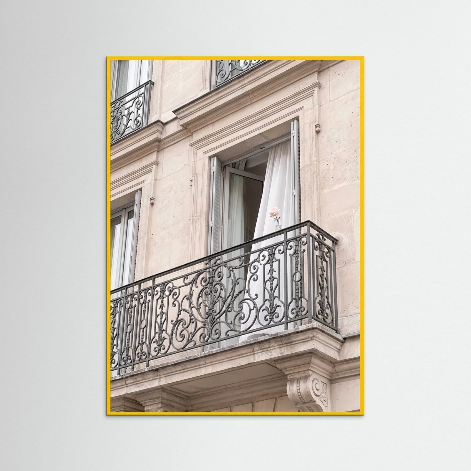 Yellow Wood Parisian Chic Entrance