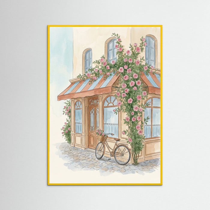 Yellow Wood Parisian Rose Building