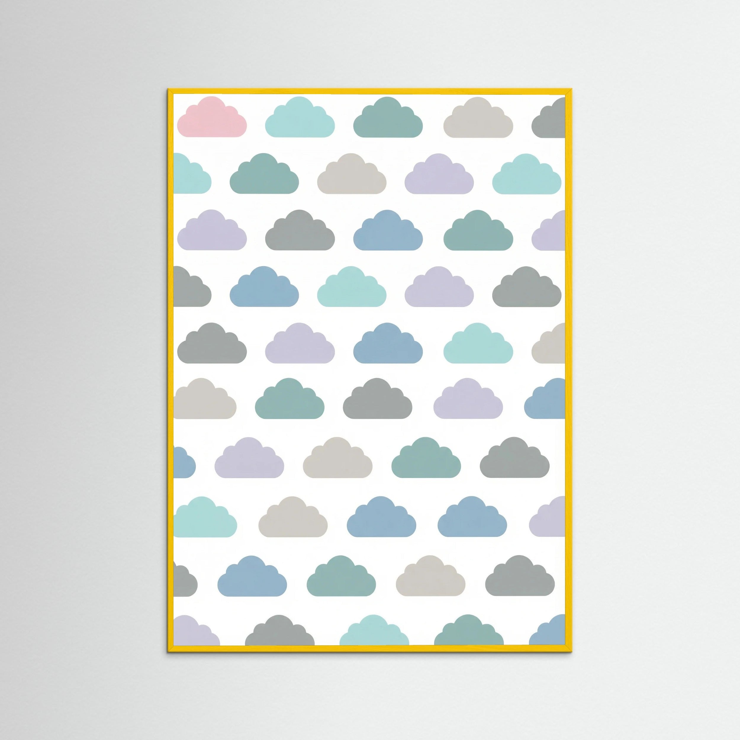 Yellow Wood Pastel Rainfall