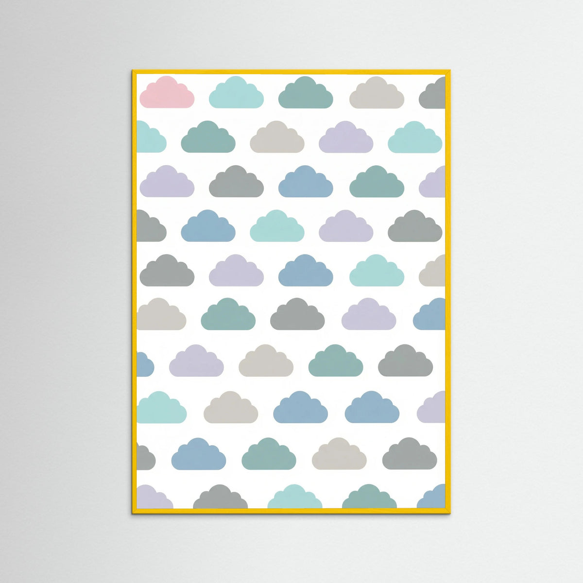 Yellow Wood Pastel Rainfall