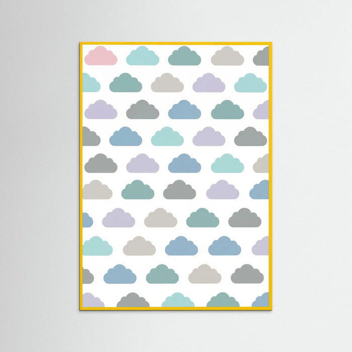 Yellow Wood Pastel Rainfall