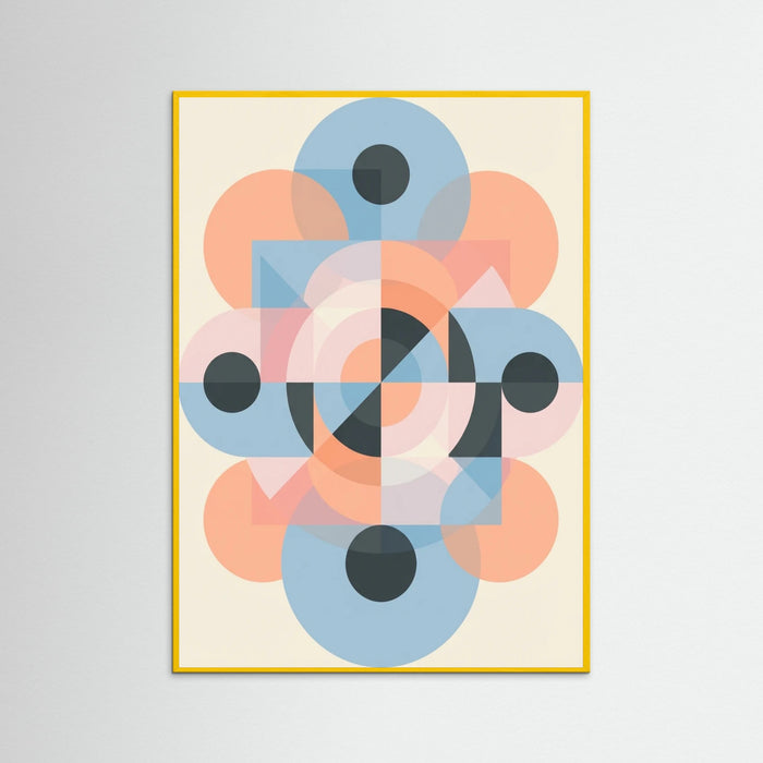 Yellow Wood Pastel Rhythms