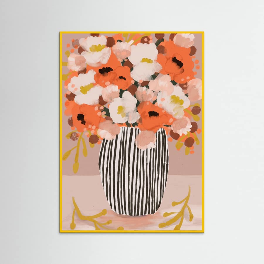 Poster Pastel flowe rimpression no 10 – poster e stampa artistica