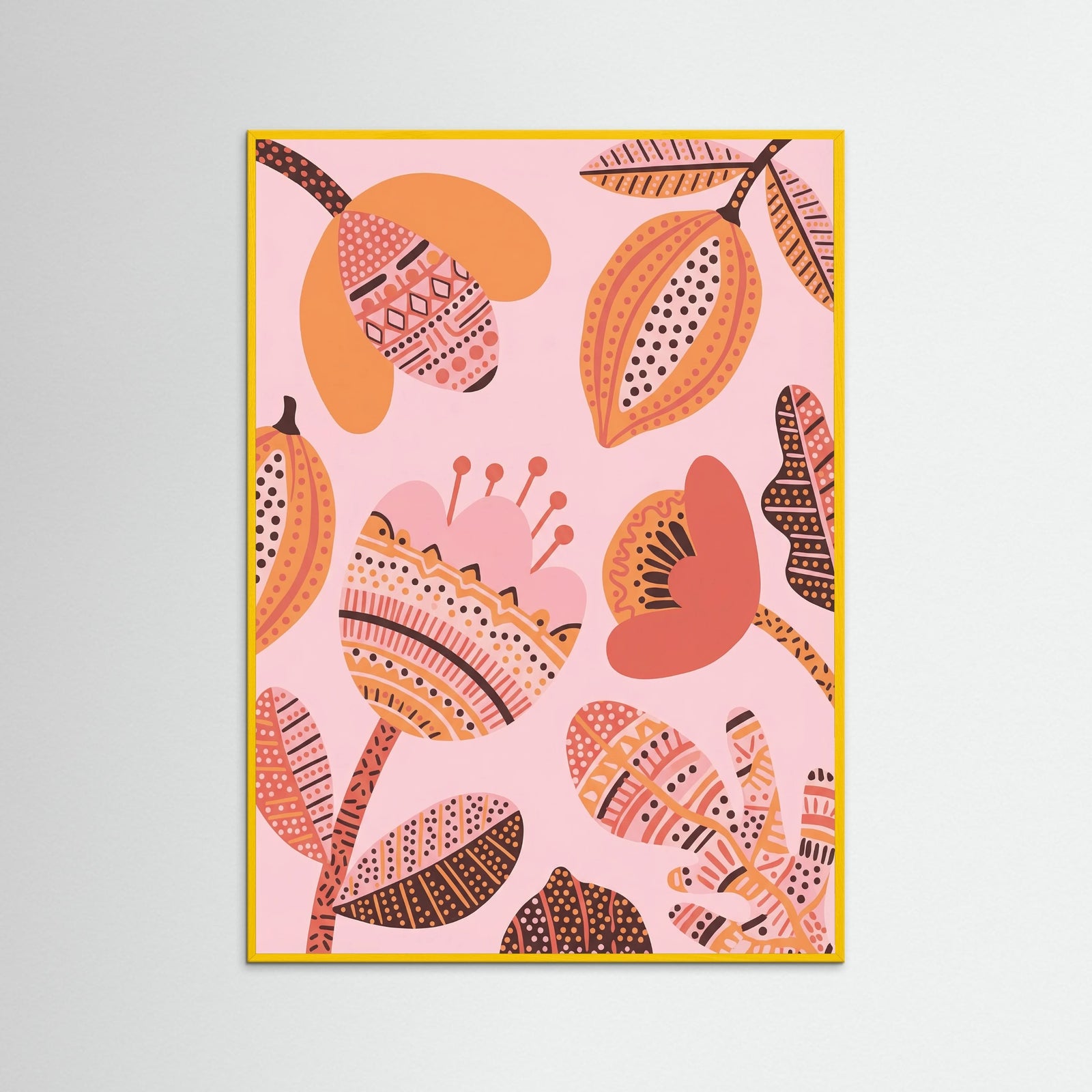 Yellow Wood Patterned Grace