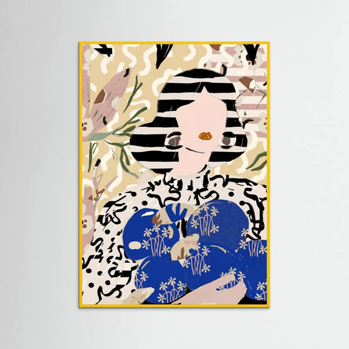 Yellow Wood Patternplayno.20 Poster