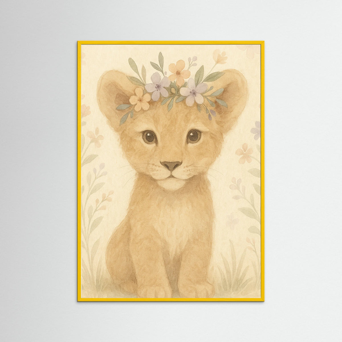 Yellow Wood Peaceful Cub