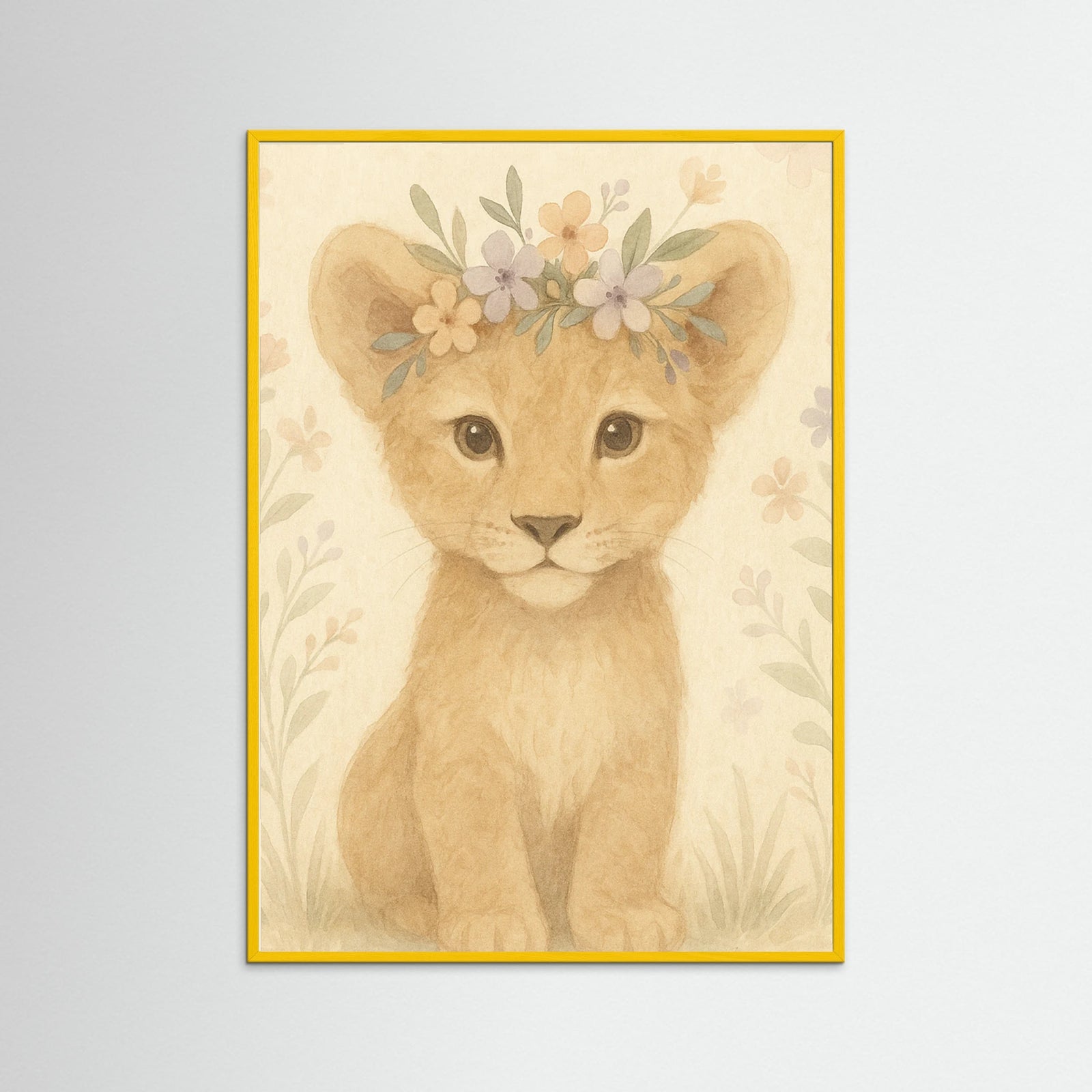 Yellow Wood Peaceful Cub