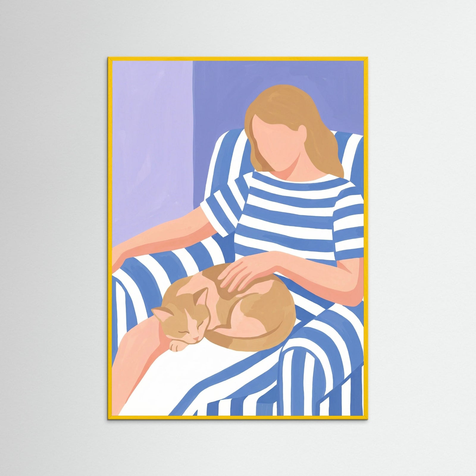 Yellow Wood Peaceful Slumber Blue