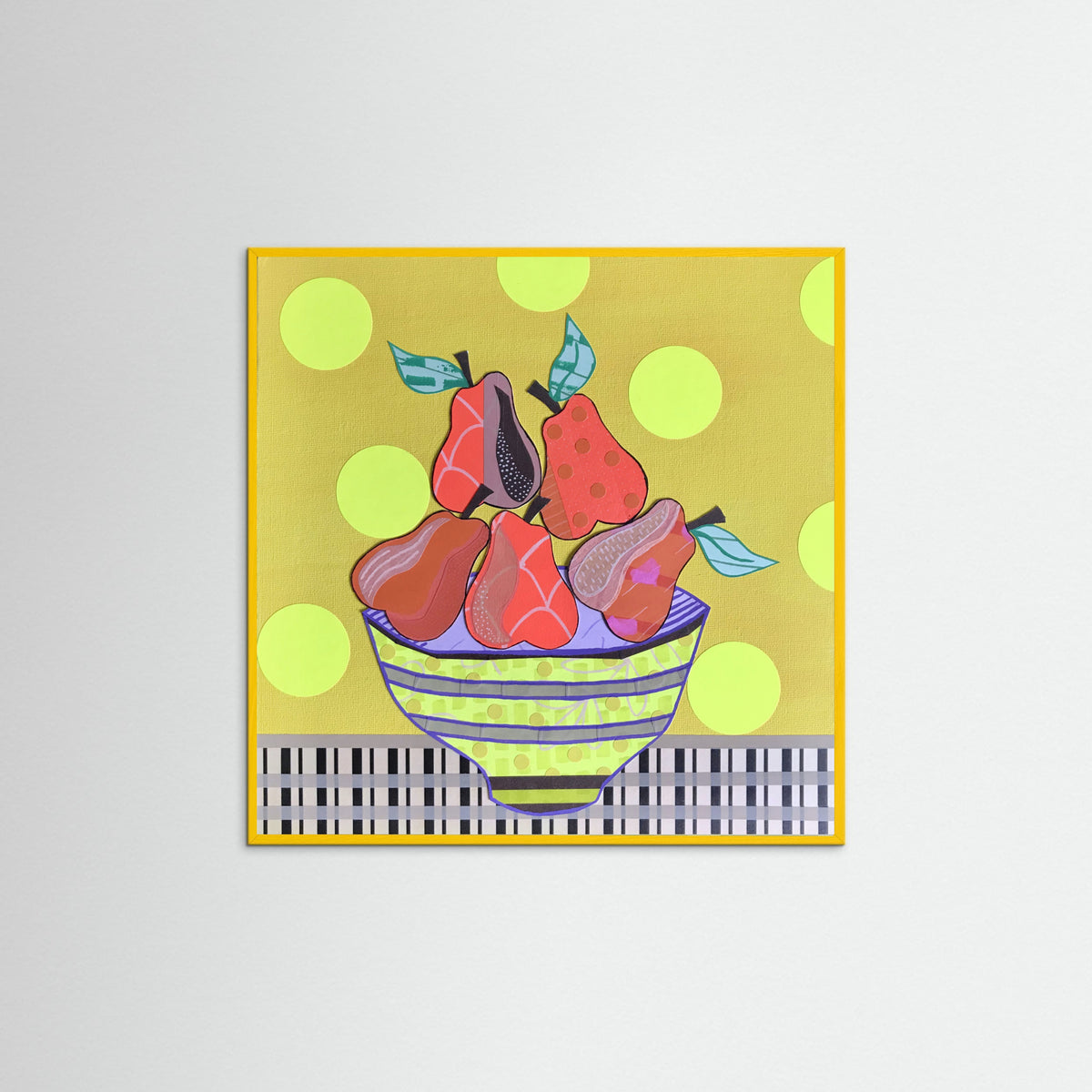 Yellow Wood Pears and Tears Poster
