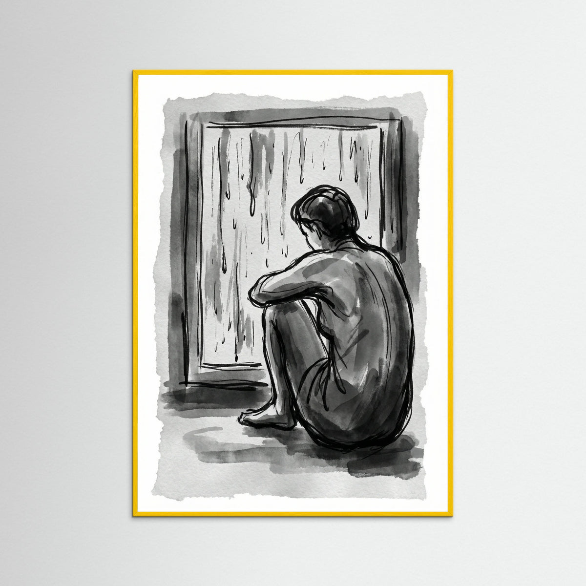 Yellow Wood Pensive Form