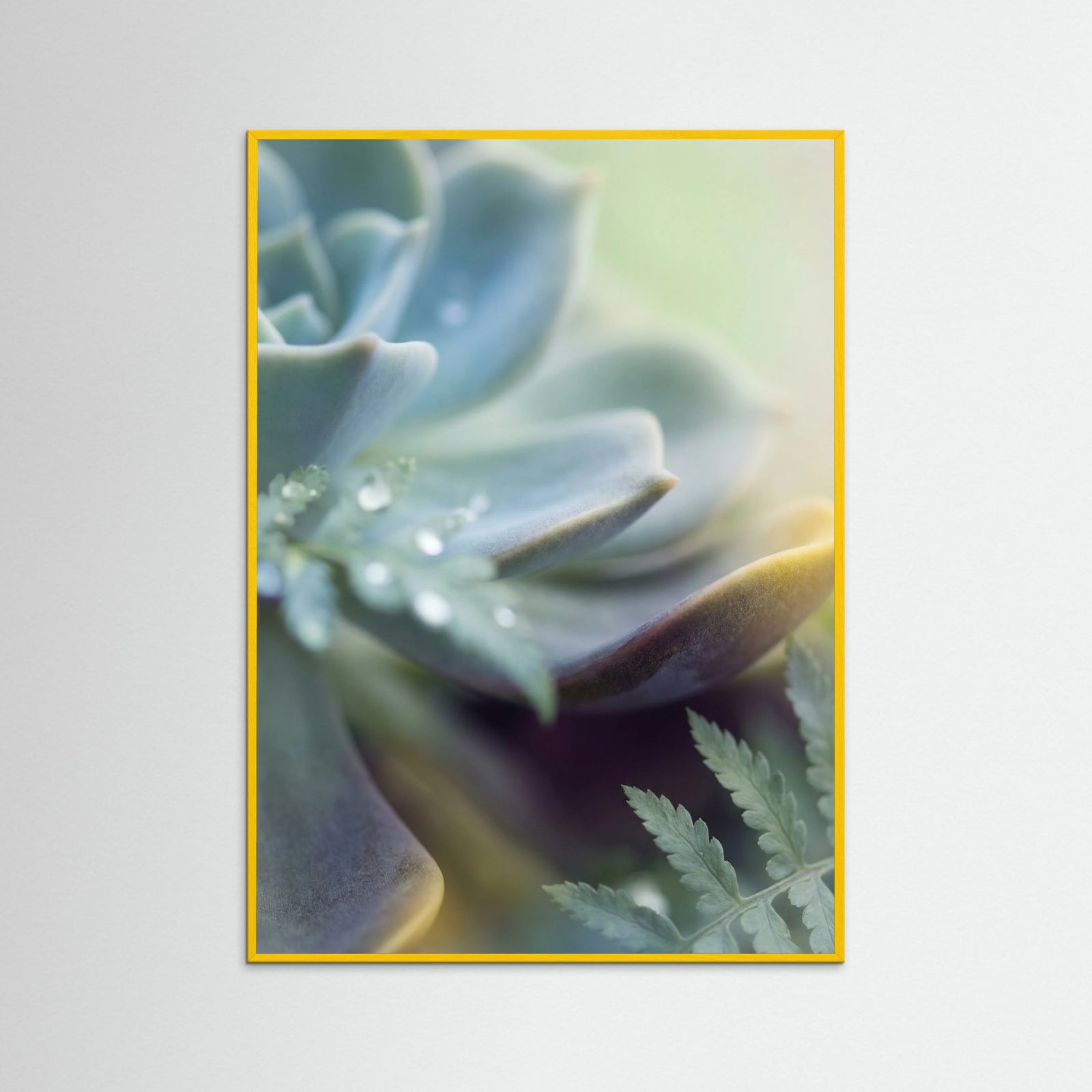 Yellow Wood Petal Embrace