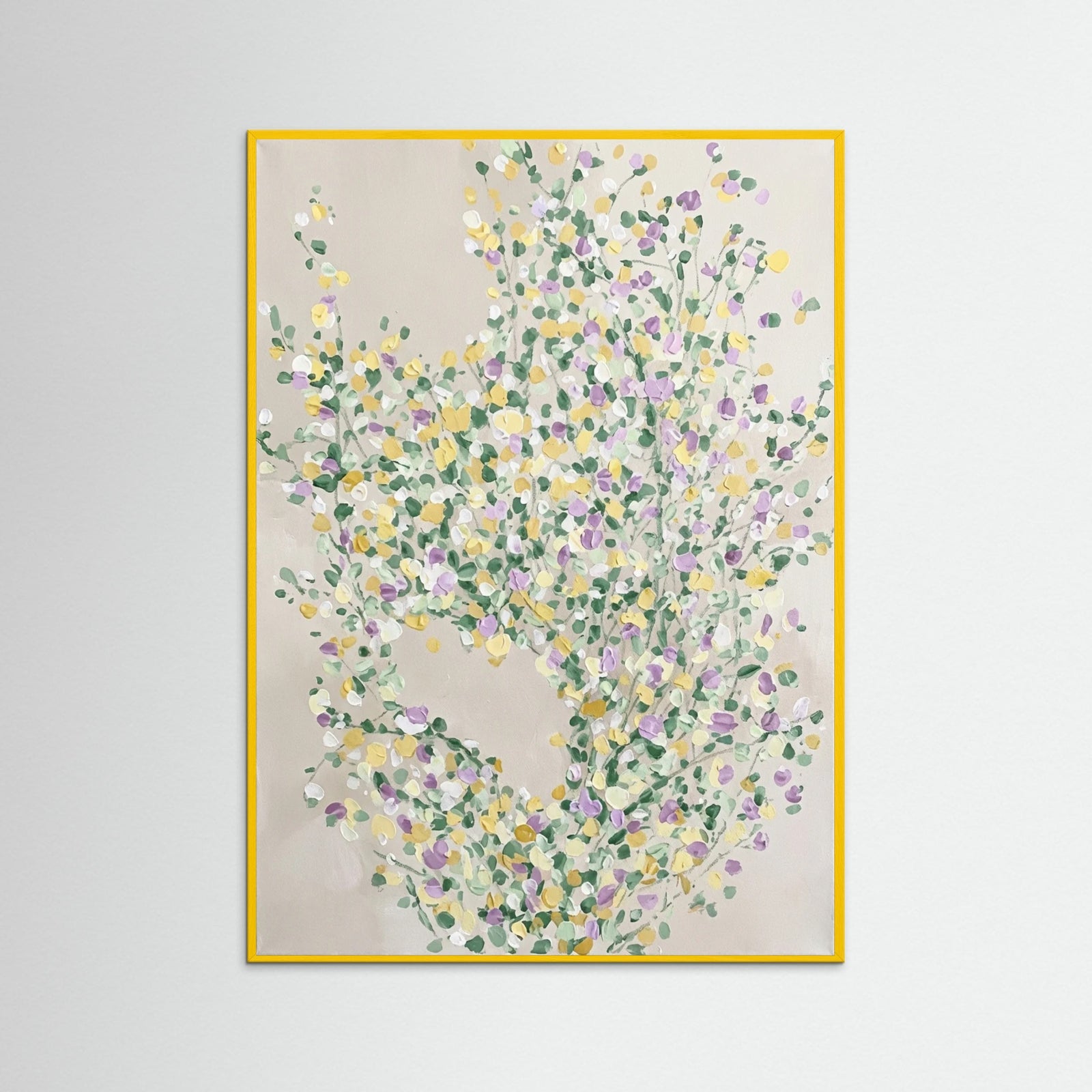 Yellow Wood Petal Scatter