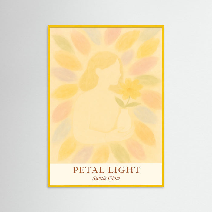 Yellow Wood Petal light