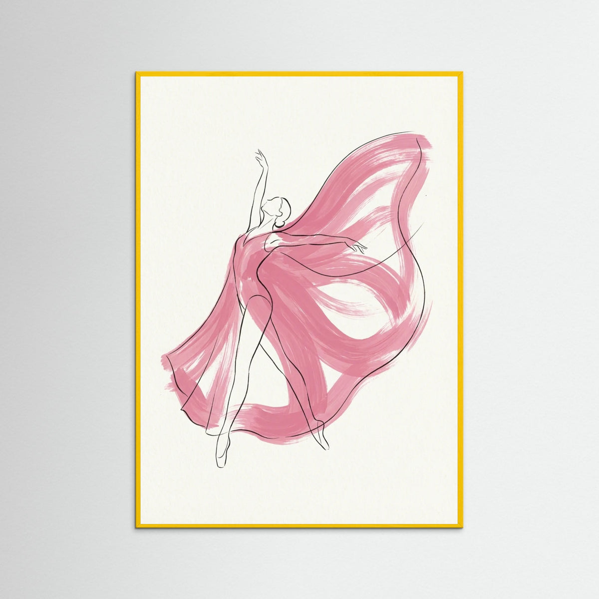 Yellow Wood Pink Adieu