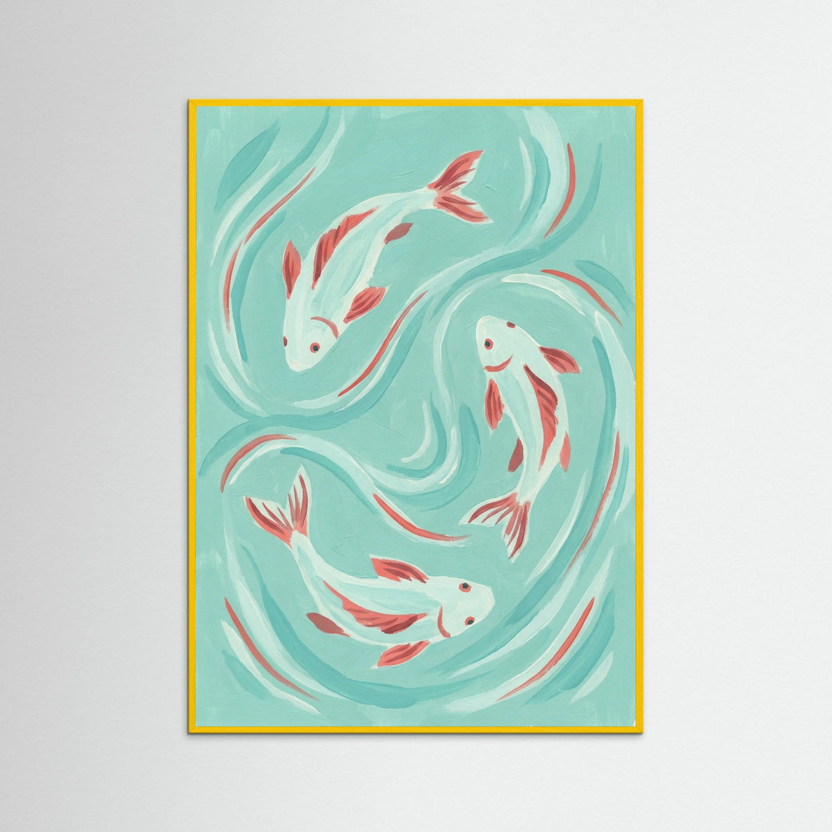 Yellow Wood Pink Ascent