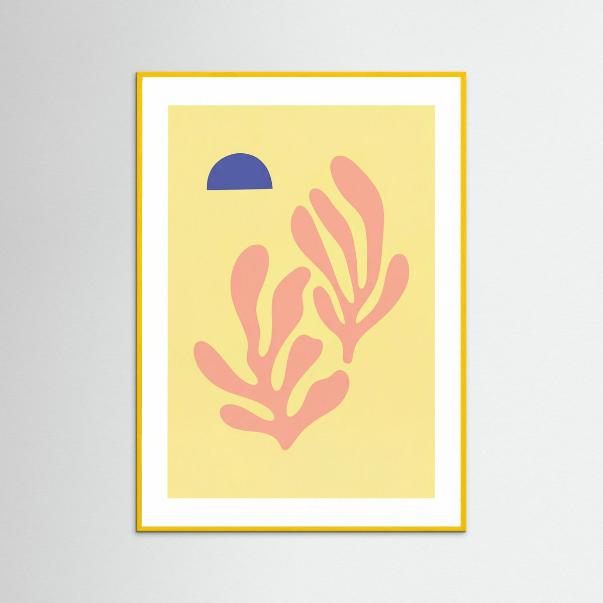 Yellow Wood Pink Coral Bloom