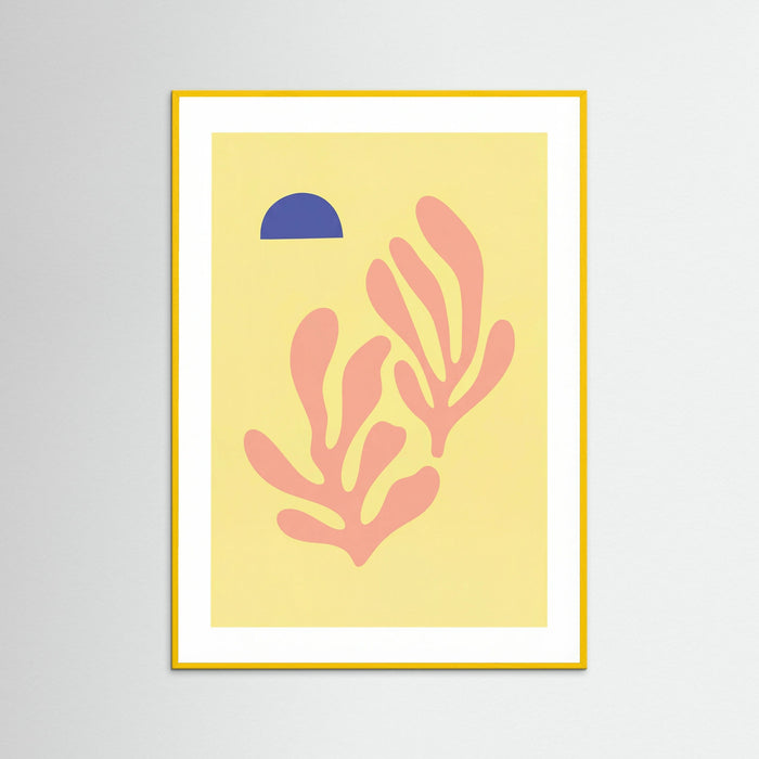 Yellow Wood Pink Coral Bloom