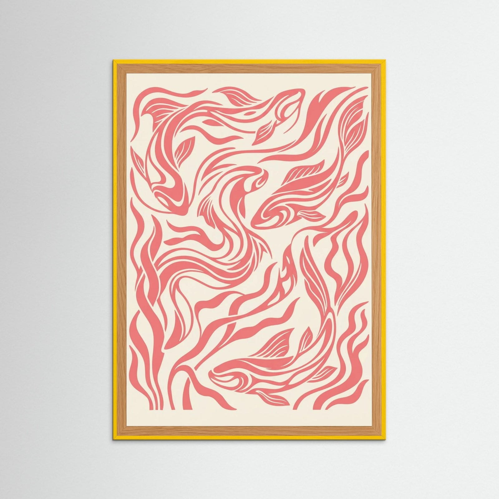 Yellow Wood Pink Flight