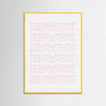 Pink Howdy Poster – plakat og kunsttryk