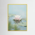 Yellow Wood Pink Lotus Serenity