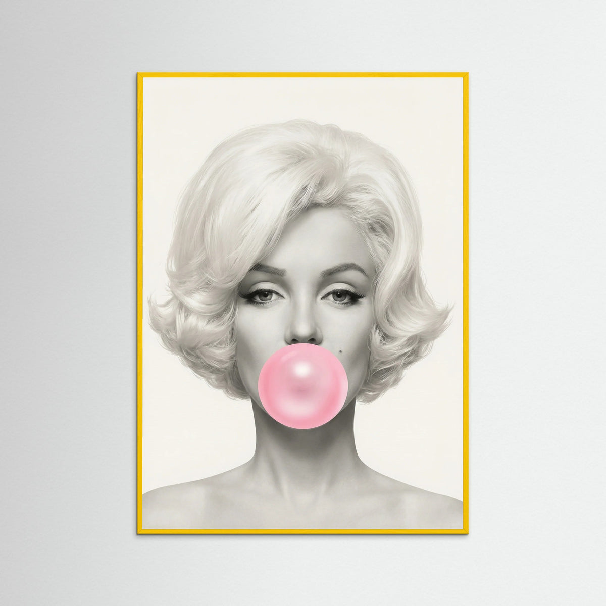Yellow Wood Pink Pop Icon