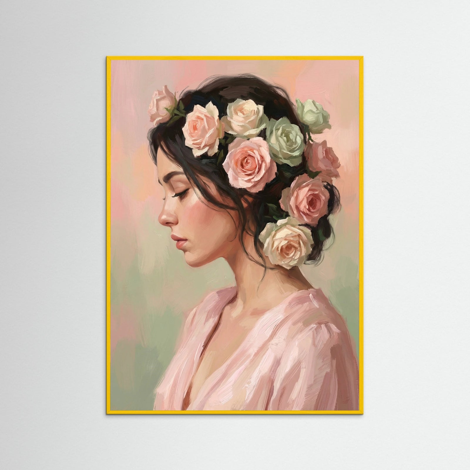 Yellow Wood Pink Reverie