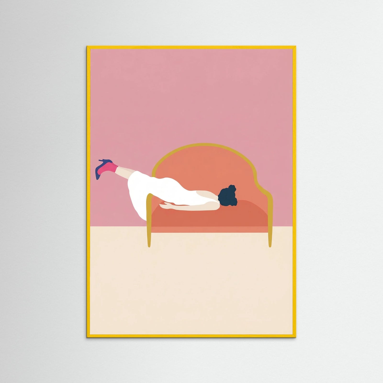 Yellow Wood Pink Slumber