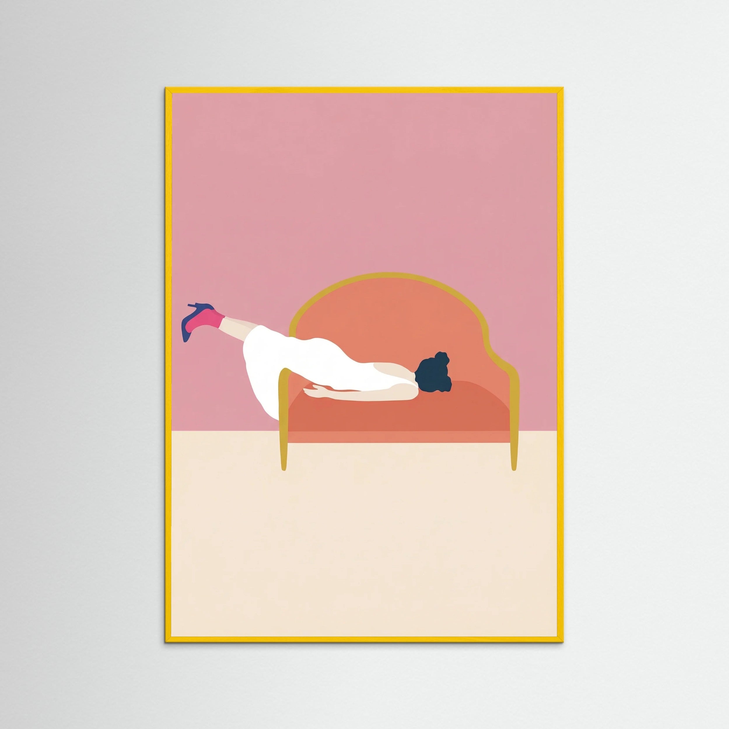Yellow Wood Pink Slumber