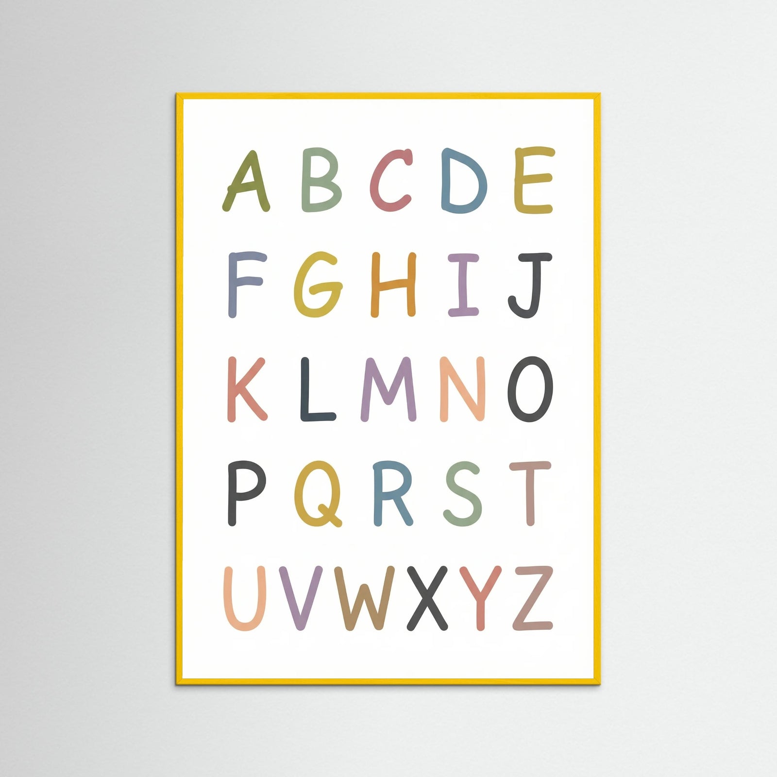 Yellow Wood Playful Number Chart