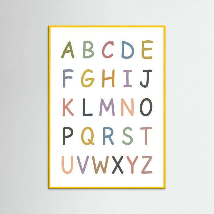 Yellow Wood Playful Number Chart