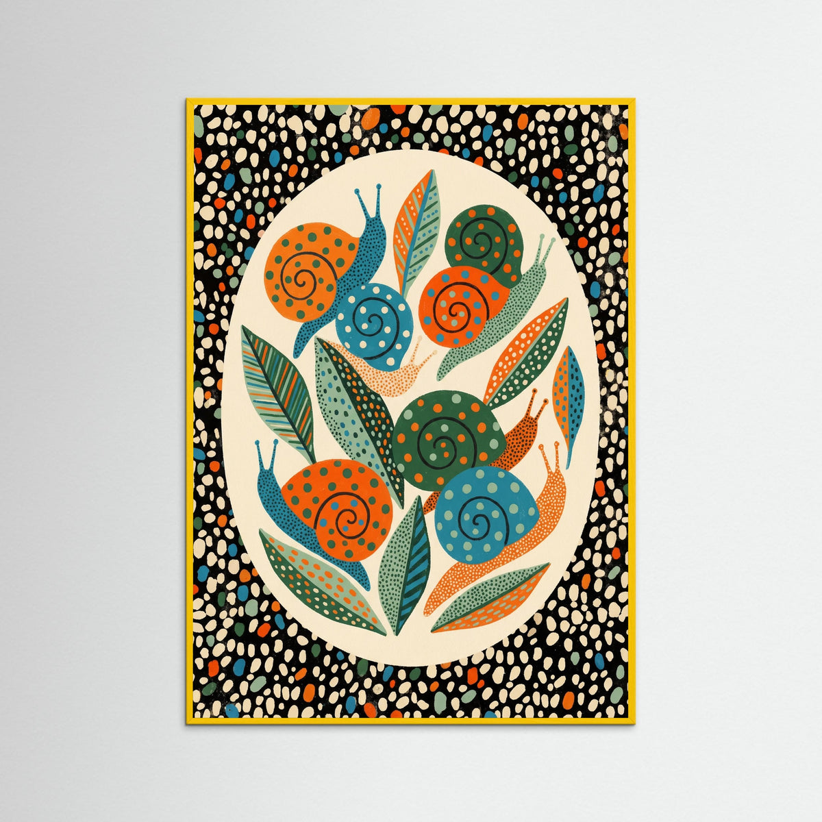 Yellow Wood Polka Dot Fungi