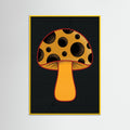 Yellow Wood Polka Dot Pumpkin
