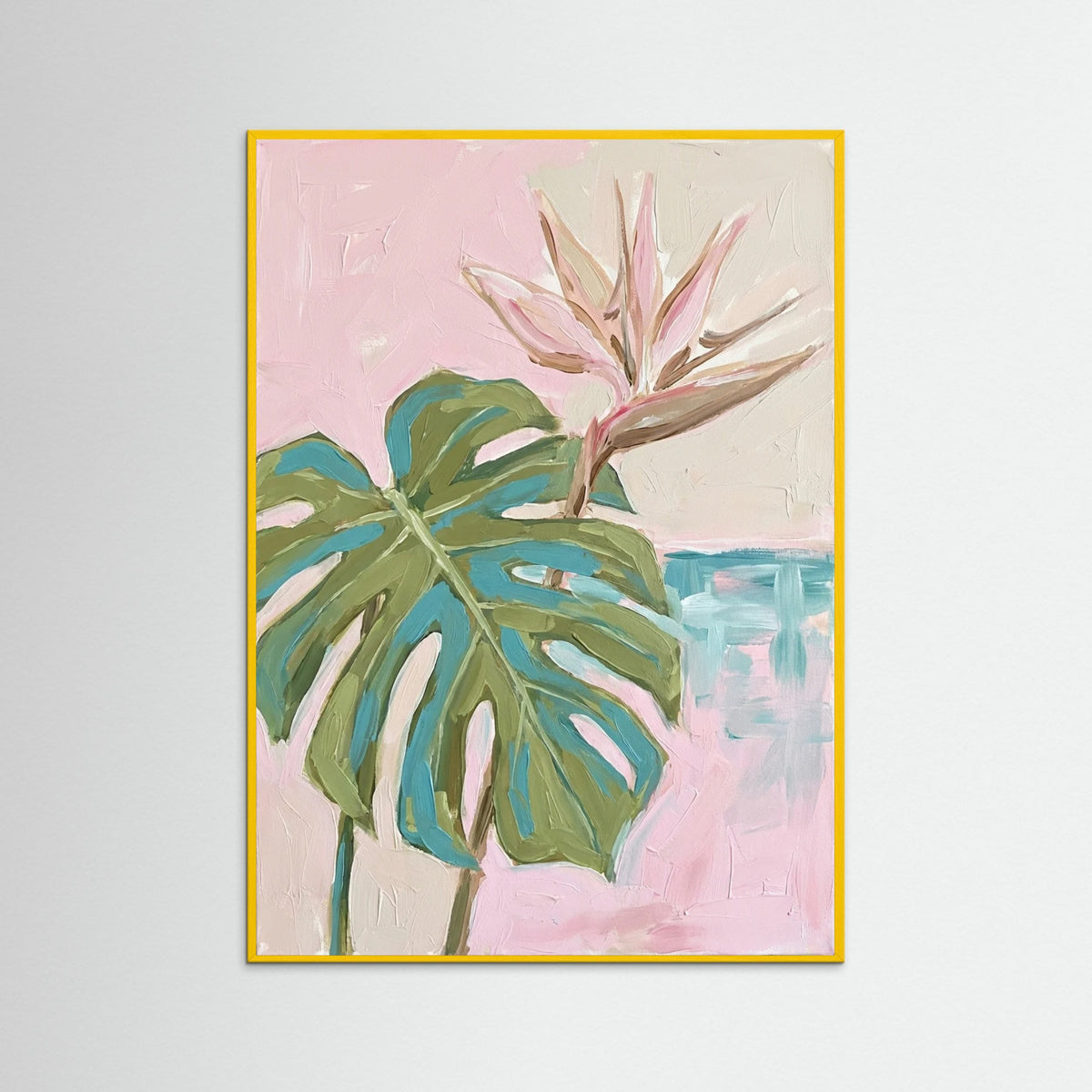 Yellow Wood Poolside Palms