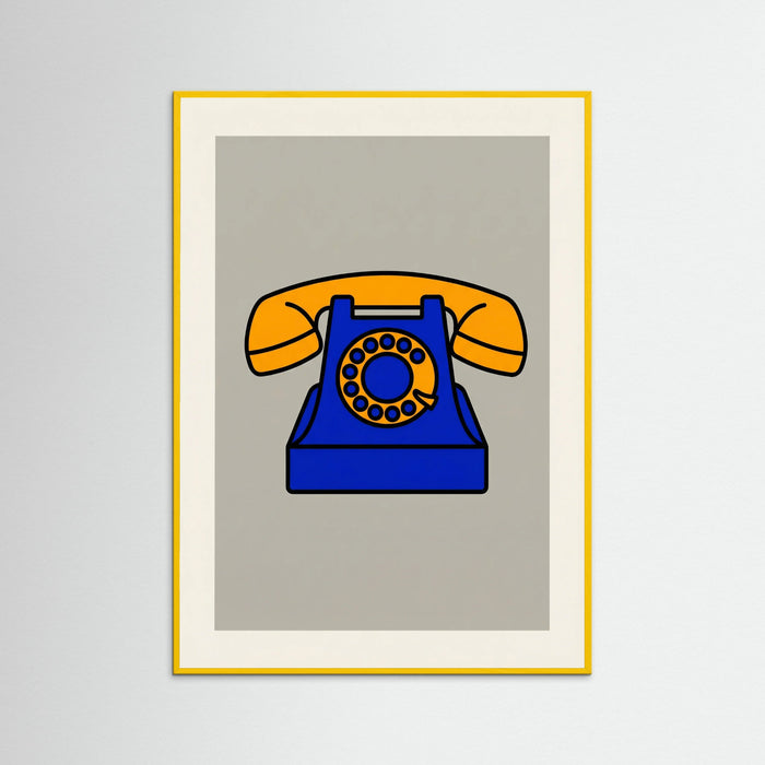 Yellow Wood Pop Art Banana