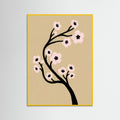 Yellow Wood Poppy Silhouette