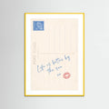 Postcard Life Is Better Poster – plakat og kunsttryk