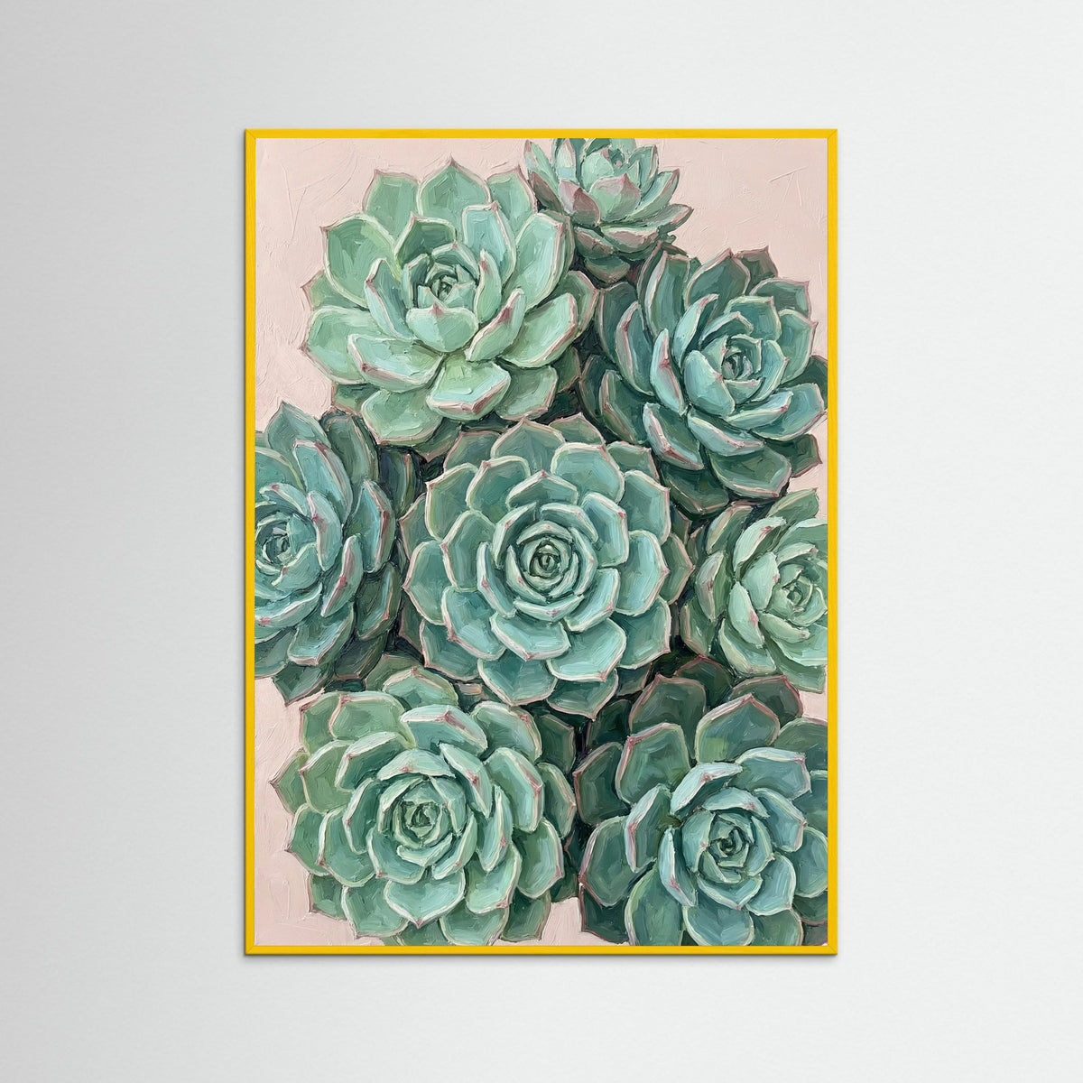Yellow Wood Prickly Pear Canvas