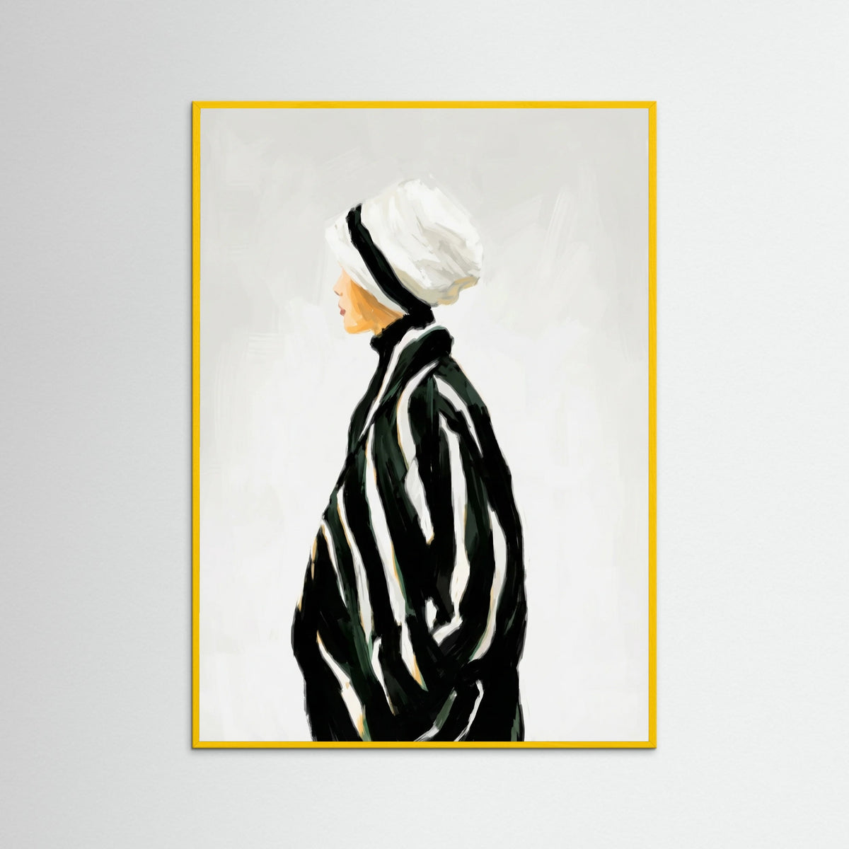 Yellow Wood Profile in Stripes