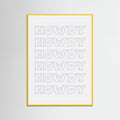 Plakat Purple Howdy – plakat i druk artystyczny