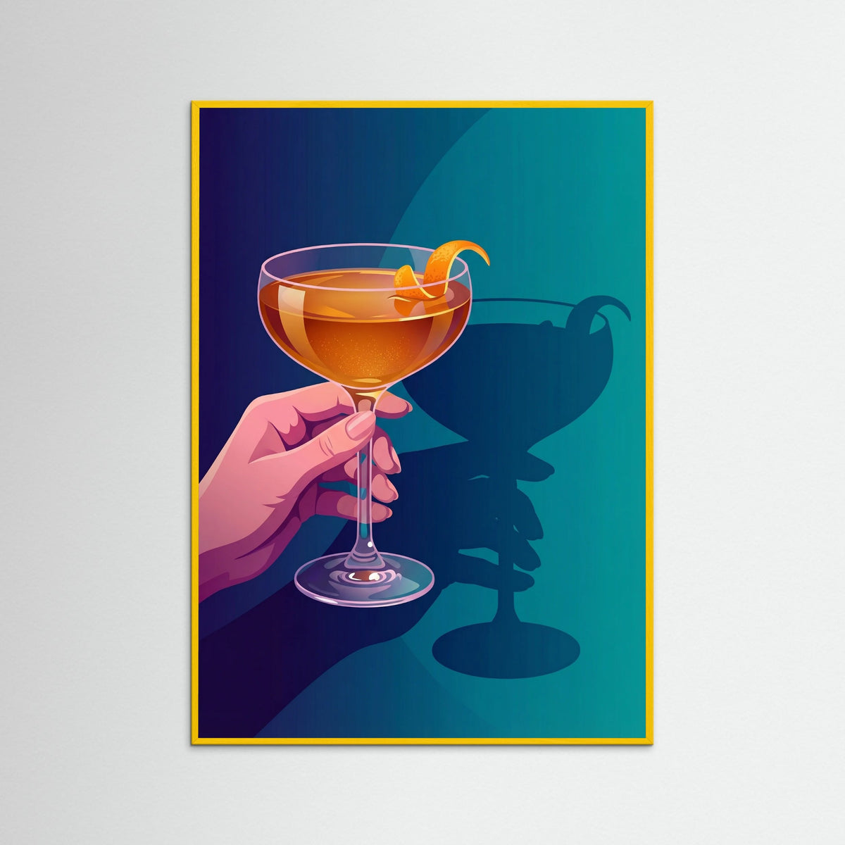 Yellow Wood Purple Pour