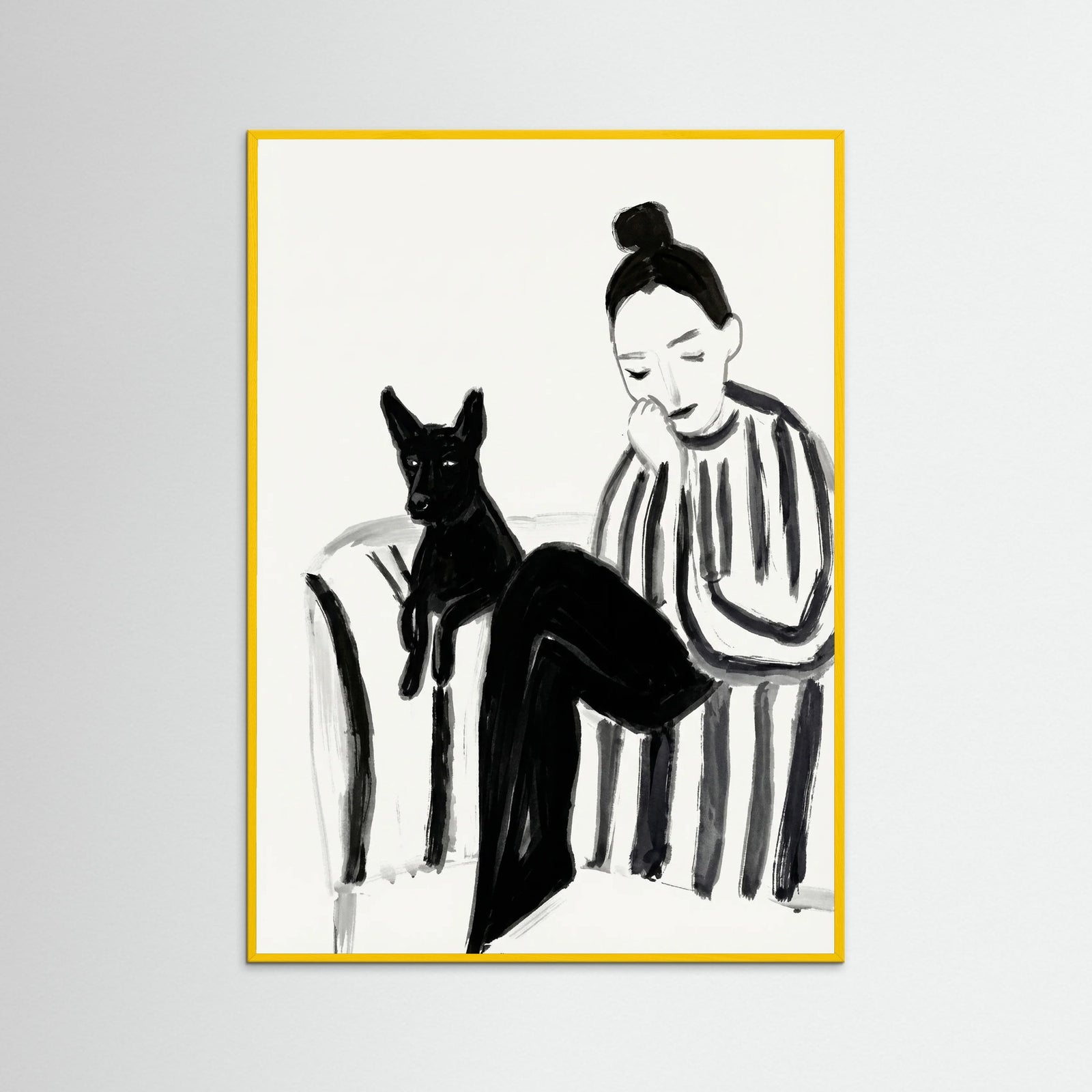 Yellow Wood Quiet Companionship