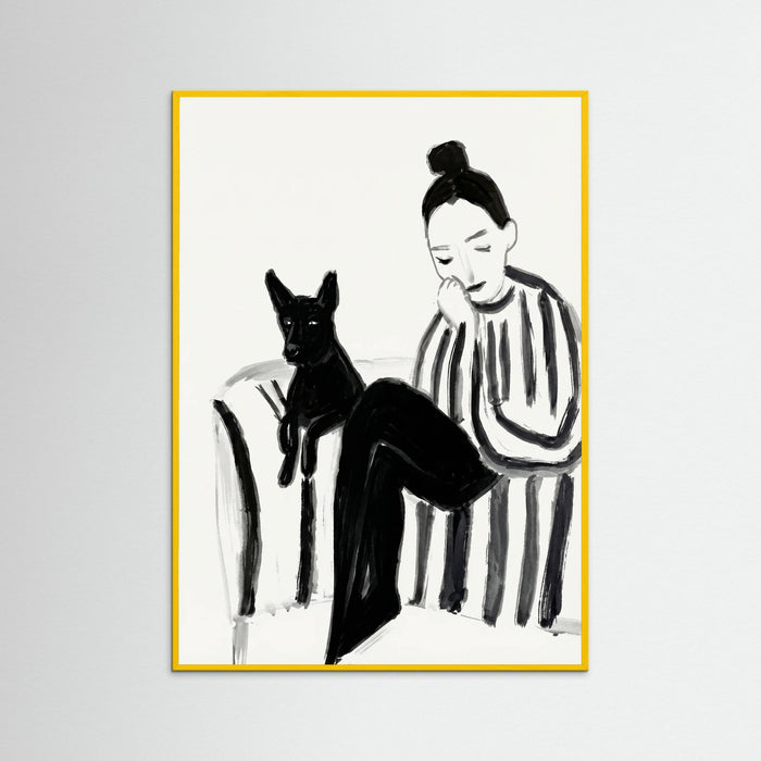 Yellow Wood Quiet Companionship