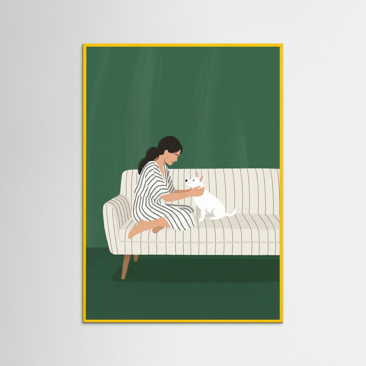 Yellow Wood Quiet Companionship