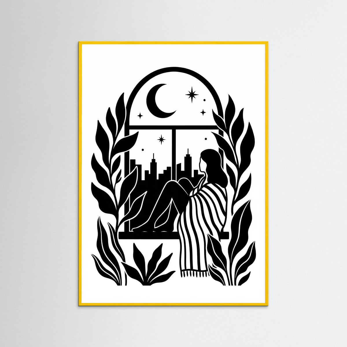 Yellow Wood Quiet Contemplation