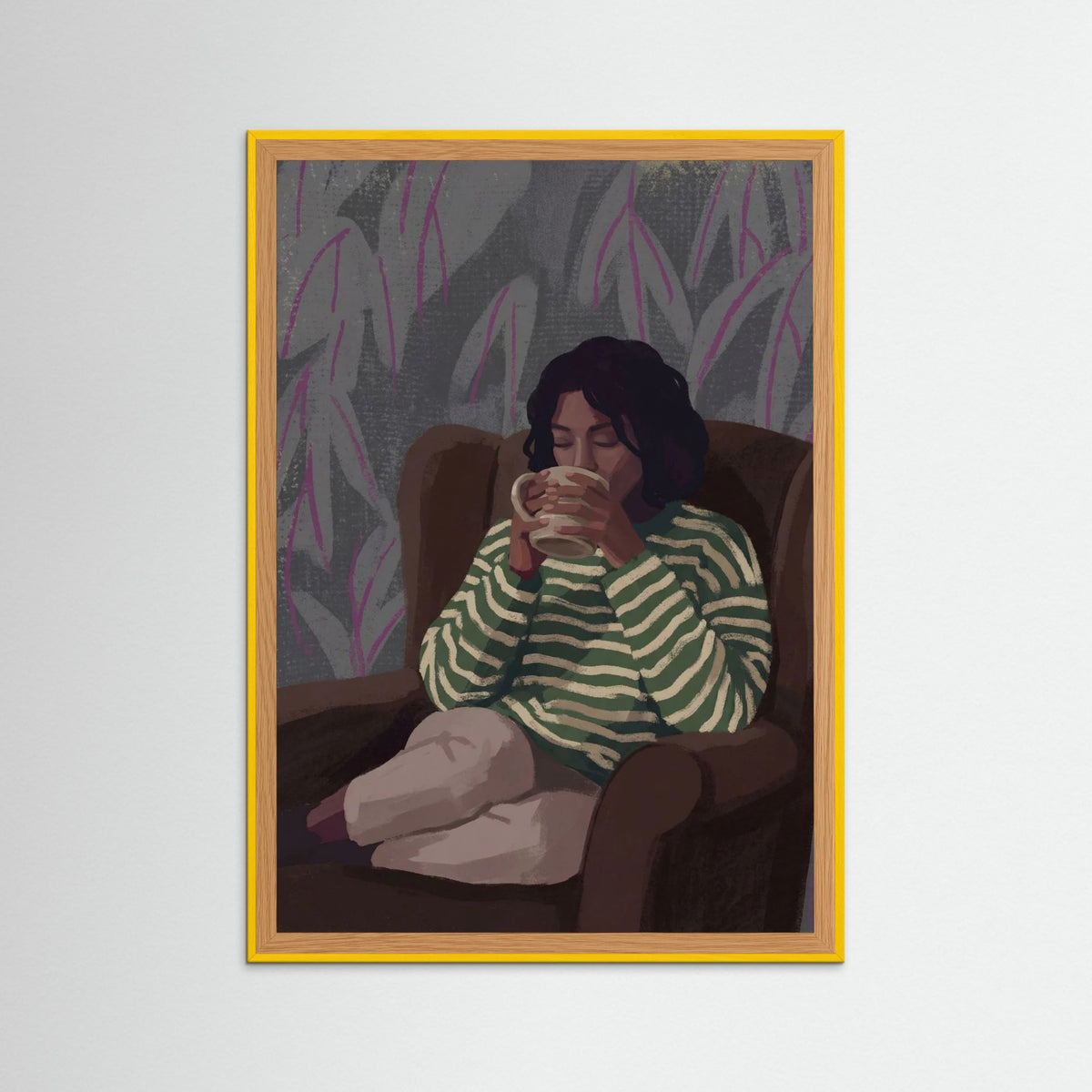 Yellow Wood Quiet Contemplation