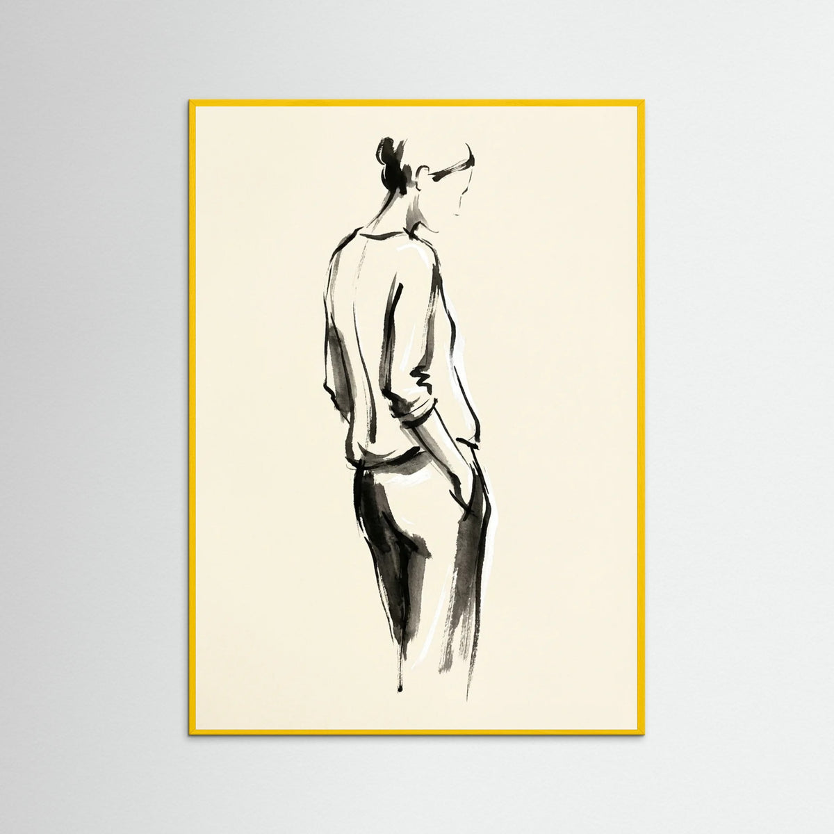 Yellow Wood Quiet Contemplation